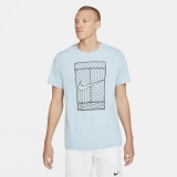 Tenisové tričko Nike NikeCourt DC5246-440 modré