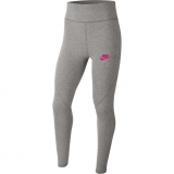 Dívčí legíny Nike High-Waisted Leggings CU8248-094 šedé