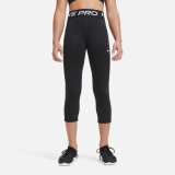 Dívčí legíny Nike Pro Training 3/4 Tights DA1026-010 černé