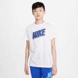 Dětské tréninkové tričko Nike Classic SS T-Shirt DO1825-100 bílé