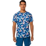 Tenisové tričko Asics Match Graphic SS Top 2041A191-401 modré