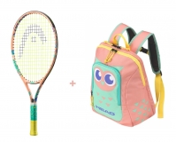 Tenisový set Head - Coco 23 2022 + Kids Backpack růžový