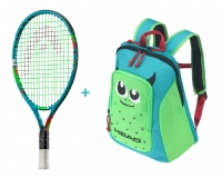 Tenisový set Head - Novak 19 2022 + Kids Backpack zelený