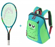 Tenisový set Head - Novak 23 2022 + Kids Backpack zelený