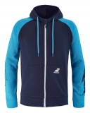 Pánská mikina s kapucí Babolat DRIVE Hood Jacket 4US21121X-4086 modrá