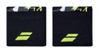 Tenisové potítko Babolat Logo Jumbo Wristband 5UA1261-3027 black aero malé
