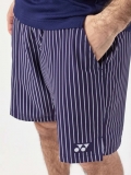 Tenisové kraťasy Yonex Stripped Shorts 15135 modré