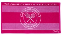 Ručník - osuška Wimbledon THE CHAMPIONSHIP růžový 2023