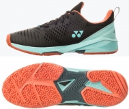 Pánská tenisová obuv Yonex POWER CUSHION SONICAGE 3 Clay black/sky blue