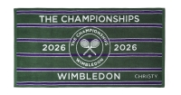 Ručník - osuška Wimbledon THE CHAMPIONSHIP 2026 green/purple Ručník - osuška Wimbledon THE CHAMPIONSHIP 2026 green/purple