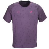 Pánské tričko Babolat Crew Neck Tee Replica J. Lebron 6MZ26012-4155 black plum Pánské tričko Babolat Crew Neck Tee Replica J. Lebron 6MZ26012-4155 black plum