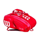 Tennistasche Wilson Tour V 15 Pack red Tennistasche Wilson Tour V 15 Pack red