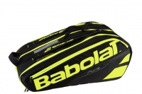 Tennistasche Babolat Pure AERO Black Fluoro Yellow RH X12 Tennistasche Babolat Pure AERO Black Fluoro Yellow RH X12