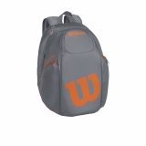 Tennisrucksack Wilson Burn Reverse Backpack grau Tennisrucksack Wilson Burn Reverse Backpack grau