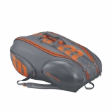 Tennistasche Wilson Burn Vancouver 15 Pack grau Tennistasche Wilson Burn Vancouver 15 Pack grau