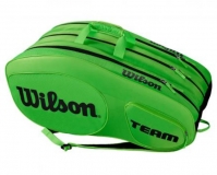 Tennistasche Wilson Team III 12 Pack grün Tennistasche Wilson Team III 12 Pack grün
