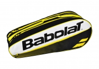 Tennistasche Babolat Racket Holder X6 Classic Club gelb Tennistasche Babolat Racket Holder X6 Classic Club gelb
