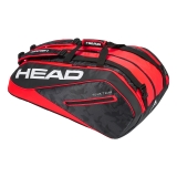 Tennistasche Head TOUR TEAM 12R Monstercombi 2018 schwarz-rot Tennistasche Head TOUR TEAM 12R Monstercombi 2018 schwarz-rot