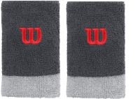 Potítko WILSON Extra Wide W Wristband šedá Potítko WILSON Extra Wide W Wristband šedá