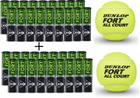 Kartons Tennisbälle DUNLOP FORT ALL COURT TS 4er-2 Kartons Tennisbälle DUNLOP FORT ALL COURT TS 4er-2