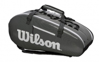 Tennistasche Wilson SUPER TOUR 2 Comp Large grau Tennistasche Wilson SUPER TOUR 2 Comp Large grau