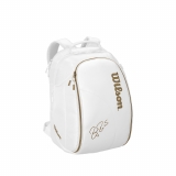 Tennisrucksack Wilson Federer DNA Backpack weiss-gold Tennisrucksack Wilson Federer DNA Backpack weiss-gold