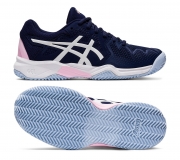Dětská antuková obuv Asics Gel Resolution 8 Clay GS 1044A019-401 modro-růžová