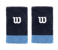 Potítko WILSON Extra Wide W Wristband tmavě modré Potítko WILSON Extra Wide W Wristband tmavě modré