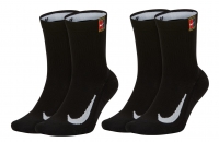 Tenisové ponožky Nike Multiplier Crew Tennis Socks 2 páry SK0118-010 černé